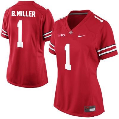 Ohio State Buckeyes Youth Braxton Miller #1 Red Authentic Nike College NCAA Stitched Football Jersey NJ19F22UB